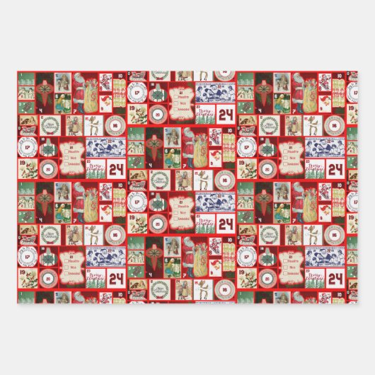 Kerstkerstkerstkerstkerstkerstkerstkerstkerstkerst Inpakpapier Vel (Voorkant 3)