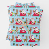 Kerstkerstkerstkerstkerstkerstkerstkerstkerstkerst Inpakpapier Vel (In situ)