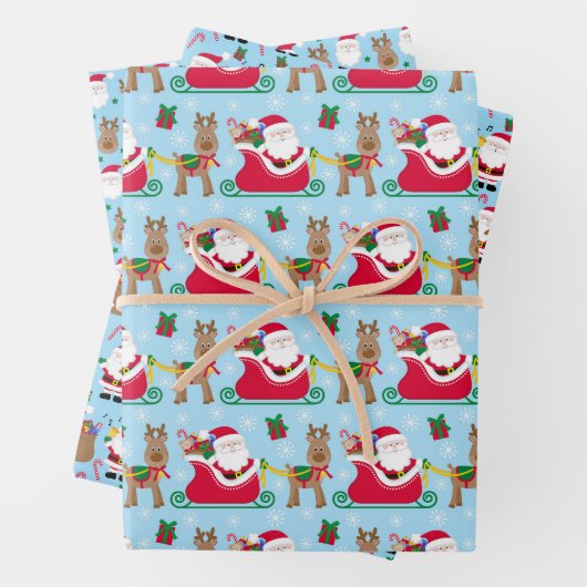 Kerstkerstkerstkerstkerstkerstkerstkerstkerstkerst Inpakpapier Vel (In situ)