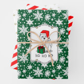 Kerstkerstkerstkerstkerstkerstkerstkerstkerstkerst Inpakpapier Vel (In situ)