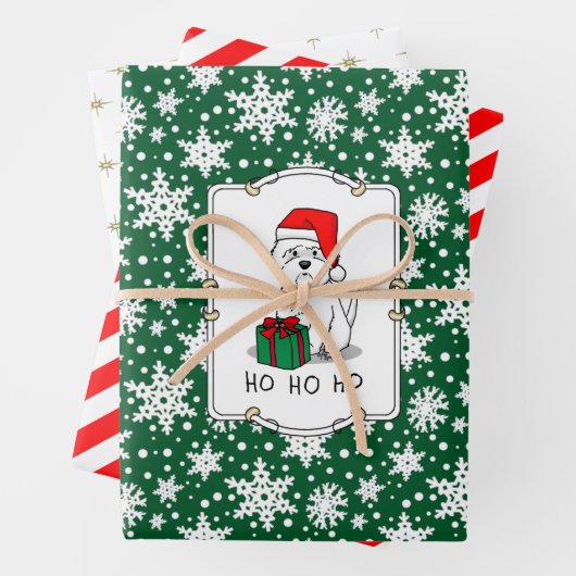 Kerstkerstkerstkerstkerstkerstkerstkerstkerstkerst Inpakpapier Vel (In situ)