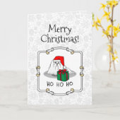 Kerstkerstkerstkerstkerstkerstkerstkerstkerstkerst Kaart (Gele Bloem)