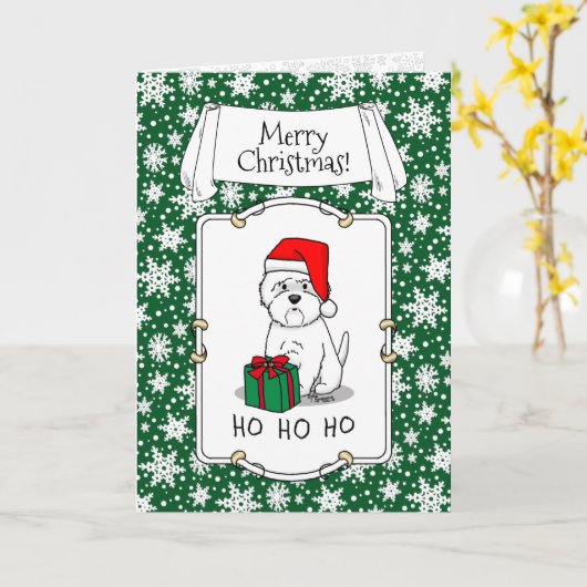 Kerstkerstkerstkerstkerstkerstkerstkerstkerstkerst Kaart (Gele Bloem)