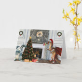 Kerstkerstkerstkerstkerstkerstkerstkerstkerstkerst Kaart (Gele Bloem)