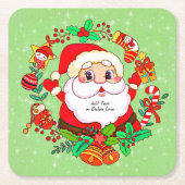 Kerstkerstkerstkerstkerstkerstkerstkerstkerstkerst Kartonnen Onderzetters (Voorkant)