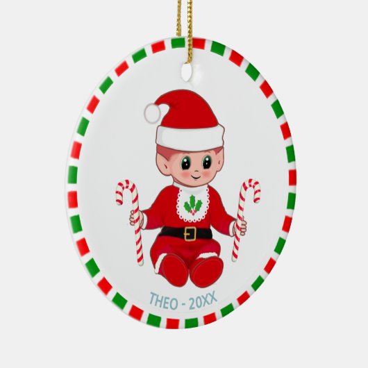 Kerstkerstkerstkerstkerstkerstkerstkerstkerstkerst Keramisch Ornament (Rechts)