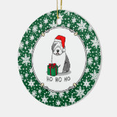 Kerstkerstkerstkerstkerstkerstkerstkerstkerstkerst Keramisch Ornament (Links)