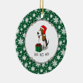 Kerstkerstkerstkerstkerstkerstkerstkerstkerstkerst Keramisch Ornament (Rechts)