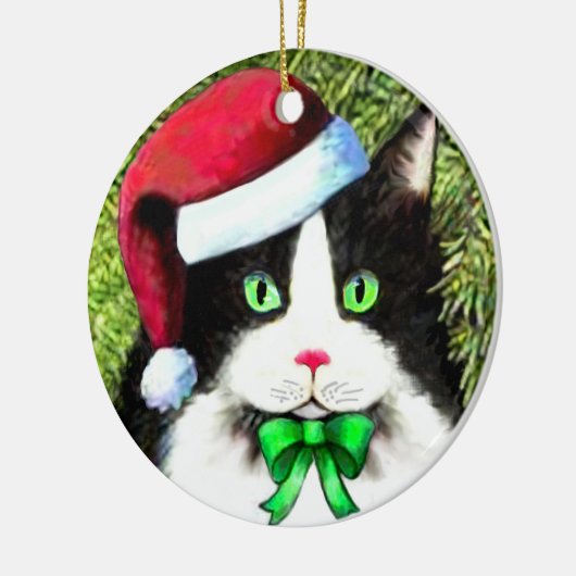 Kerstkerstkerstkerstkerstkerstkerstkerstkerstkerst Keramisch Ornament (Links)