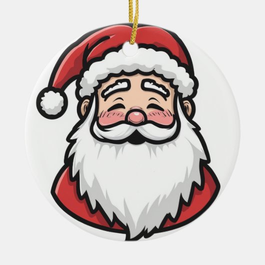 kerstkerstkerstkerstkerstkerstkerstkerstkerstkerst keramisch ornament (Voorkant)