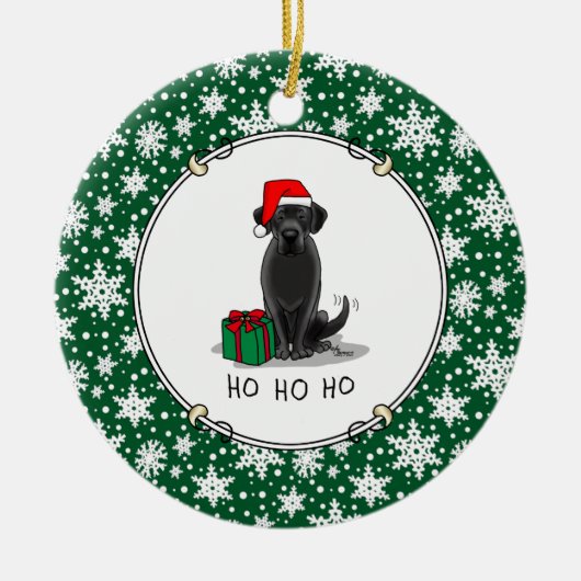 Kerstkerstkerstkerstkerstkerstkerstkerstkerstkerst Keramisch Ornament (Voorkant)