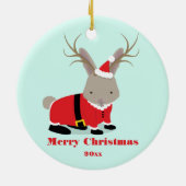 Kerstkerstkerstkerstkerstkerstkerstkerstkerstkerst Keramisch Ornament (Achterkant)