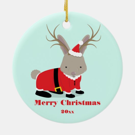 Kerstkerstkerstkerstkerstkerstkerstkerstkerstkerst Keramisch Ornament (Achterkant)