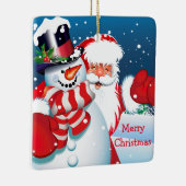 Kerstkerstkerstkerstkerstkerstkerstkerstkerstkerst Keramisch Ornament (Rechts)