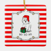 Kerstkerstkerstkerstkerstkerstkerstkerstkerstkerst Keramisch Ornament (Voorkant)