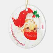 Kerstkerstkerstkerstkerstkerstkerstkerstkerstkerst Keramisch Ornament (Links)