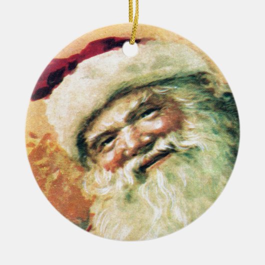 Kerstkerstkerstkerstkerstkerstkerstkerstkerstkerst Keramisch Ornament (Voorkant)