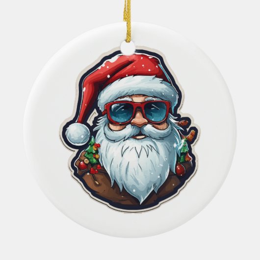 Kerstkerstkerstkerstkerstkerstkerstkerstkerstkerst Keramisch Ornament (Achterkant)
