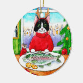 Kerstkerstkerstkerstkerstkerstkerstkerstkerstkerst Keramisch Ornament (Links)