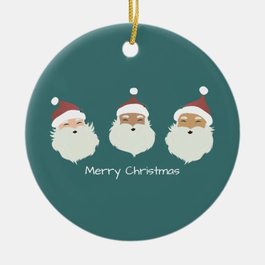 Kerstkerstkerstkerstkerstkerstkerstkerstkerstkerst Keramisch Ornament (Voorkant)