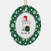 Kerstkerstkerstkerstkerstkerstkerstkerstkerstkerst Keramisch Ornament (Rechts)