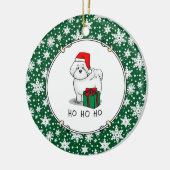 Kerstkerstkerstkerstkerstkerstkerstkerstkerstkerst Keramisch Ornament (Links)