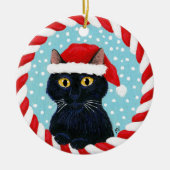 Kerstkerstkerstkerstkerstkerstkerstkerstkerstkerst Keramisch Ornament (Voorkant)