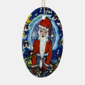 Kerstkerstkerstkerstkerstkerstkerstkerstkerstkerst Keramisch Ornament (Rechts)