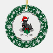 Kerstkerstkerstkerstkerstkerstkerstkerstkerstkerst Keramisch Ornament (Voorkant)