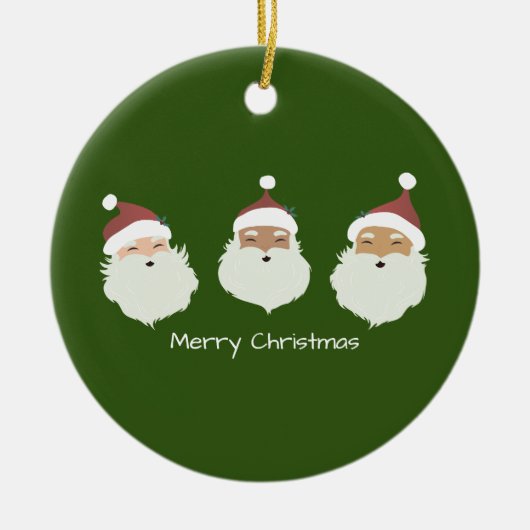 Kerstkerstkerstkerstkerstkerstkerstkerstkerstkerst Keramisch Ornament (Voorkant)