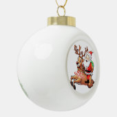 Kerstkerstkerstkerstkerstkerstkerstkerstkerstkerst Keramische Bal Ornament (Links)