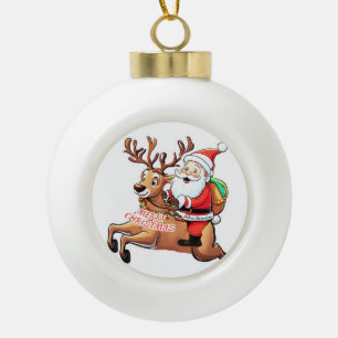 Kerstkerstkerstkerstkerstkerstkerstkerstkerstkerst Keramische Bal Ornament