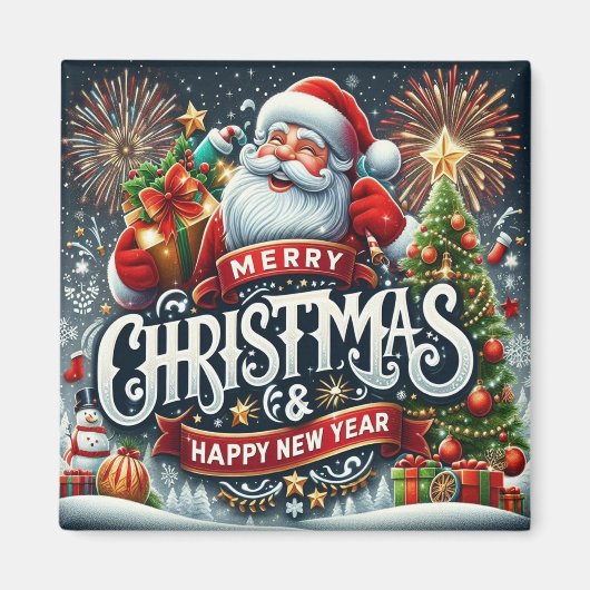 Kerstkerstkerstkerstkerstkerstkerstkerstkerstkerst Magneet (Voorkant)