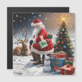 Kerstkerstkerstkerstkerstkerstkerstkerstkerstkerst Magnetische Uitnodiging (Voorkant / Achterkant)