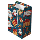 Kerstkerstkerstkerstkerstkerstkerstkerstkerstkerst Medium Cadeauzakje (Voorkant Gekanteld)