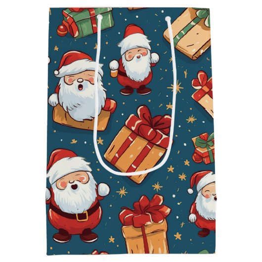 Kerstkerstkerstkerstkerstkerstkerstkerstkerstkerst Medium Cadeauzakje (Achterkant)