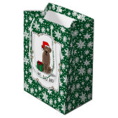 Kerstkerstkerstkerstkerstkerstkerstkerstkerstkerst Medium Cadeauzakje (Achterkant Gekanteld)