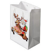 Kerstkerstkerstkerstkerstkerstkerstkerstkerstkerst Medium Cadeauzakje (Achterkant Gekanteld)