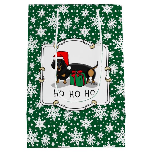 Kerstkerstkerstkerstkerstkerstkerstkerstkerstkerst Medium Cadeauzakje (Achterkant)