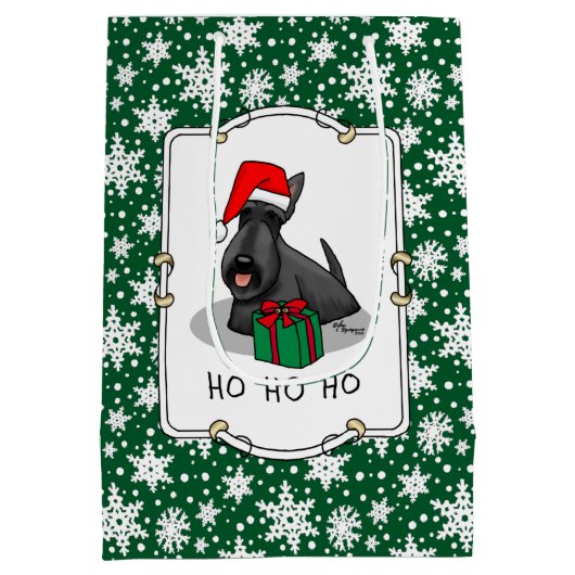 Kerstkerstkerstkerstkerstkerstkerstkerstkerstkerst Medium Cadeauzakje (Achterkant)