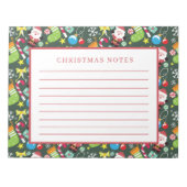 Kerstkerstkerstkerstkerstkerstkerstkerstkerstkerst Notitieblok (Voorkant)