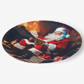 Kerstkerstkerstkerstkerstkerstkerstkerstkerstkerst Papieren Bordje (Gekanteld)