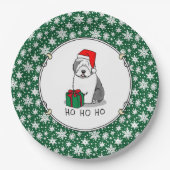 Kerstkerstkerstkerstkerstkerstkerstkerstkerstkerst Papieren Bordje (Voorkant)