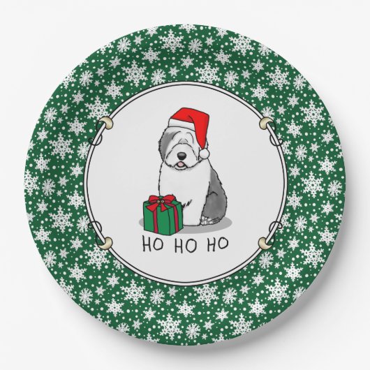 Kerstkerstkerstkerstkerstkerstkerstkerstkerstkerst Papieren Bordje (Voorkant)