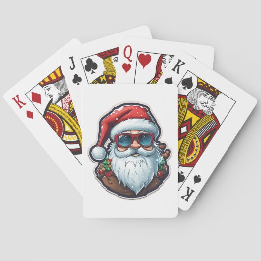 Kerstkerstkerstkerstkerstkerstkerstkerstkerstkerst Pokerkaarten (Achterkant)
