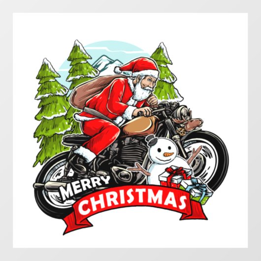 Kerstkerstkerstkerstkerstkerstkerstkerstkerstkerst Raamsticker (Vel)