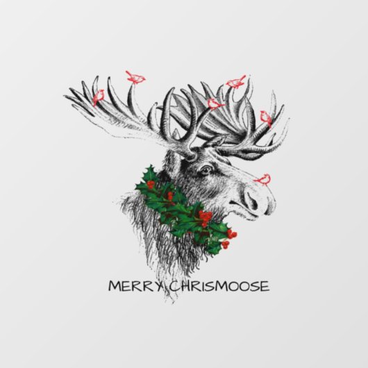 Kerstkerstkerstkerstkerstkerstkerstkerstkerstkerst Raamsticker (Vel)