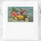 Kerstkerstkerstkerstkerstkerstkerstkerstkerstkerst Rechthoekige Sticker (Tas)