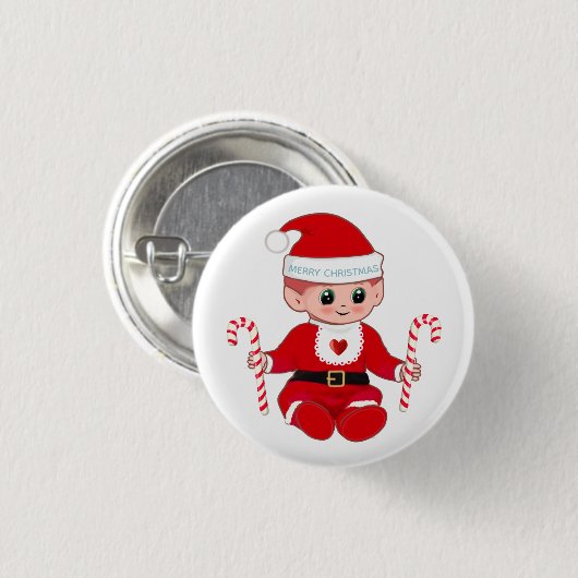 Kerstkerstkerstkerstkerstkerstkerstkerstkerstkerst Ronde Button 3,2 Cm (Voorkant /achterkant)