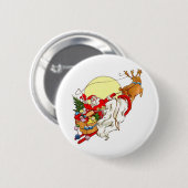 Kerstkerstkerstkerstkerstkerstkerstkerstkerstkerst Ronde Button 5,7 Cm (Voorkant /achterkant)